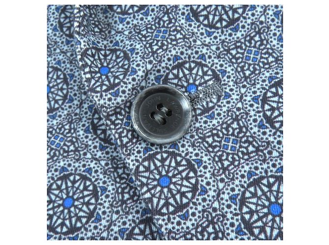Autre Marque Chaqueta de algodón de una sola cola JOHN LAWRENCE SULLIVAN Azul claro - vista 5