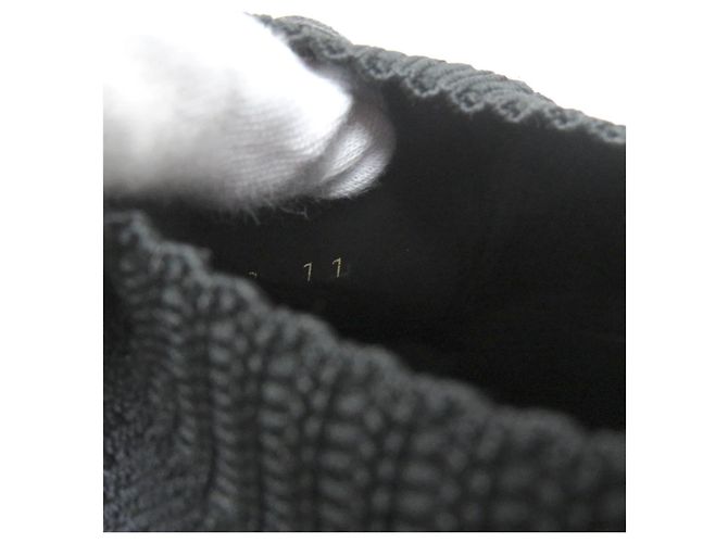Sneakers in pelle lavorata a maglia con lacci Giorgio Armani - vista 9