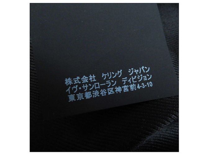 Yves Saint Laurent Saint Laurent Lederjacke, Mehrpin-Abzeichen, schwarz - Ansicht 13
