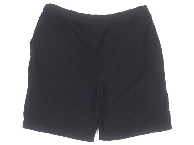 Shorts in cotone nylon Damier Louis Vuitton neri Nero - vista 2