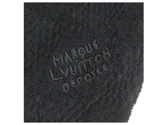 Shorts in cotone nylon Damier Louis Vuitton neri Nero - vista 5