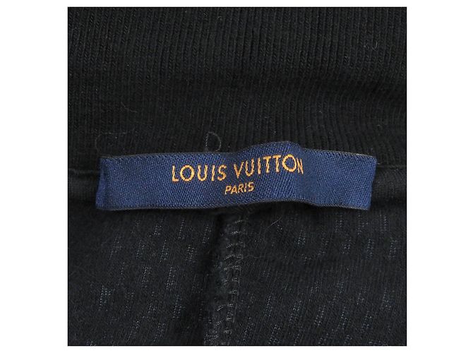 Shorts in cotone nylon Damier Louis Vuitton neri Nero - vista 6