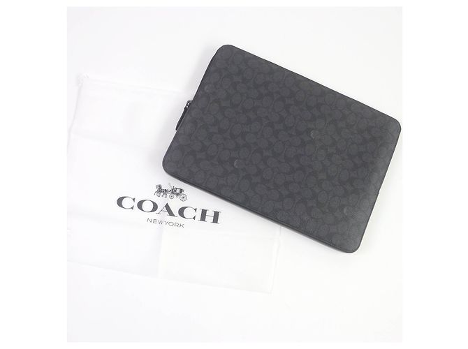 COACH Laptop-Hülle mit Reißverschluss aus Leder - Ansicht 2