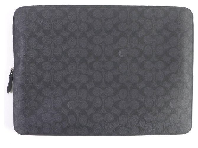 COACH Laptop-Hülle mit Reißverschluss aus Leder - Ansicht 3