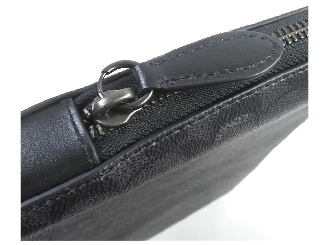 COACH Laptop-Hülle mit Reißverschluss aus Leder - Ansicht 8