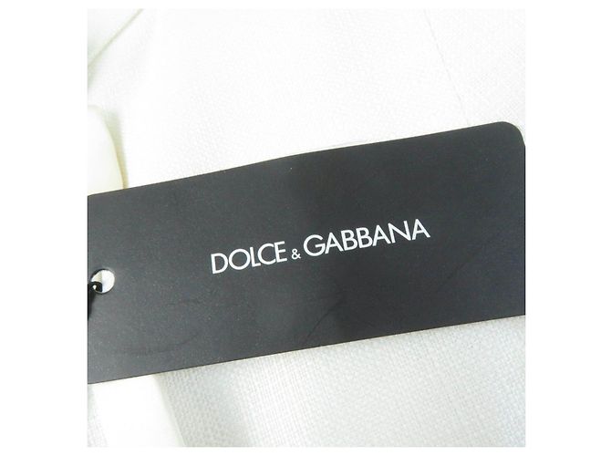 Giacca con bottoni e logo in rayon Dolce & Gabbana per donne Crudo - vista 12