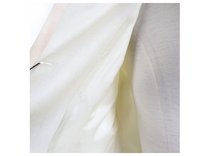 Giacca con bottoni e logo in rayon Dolce & Gabbana per donne Crudo - vista 5