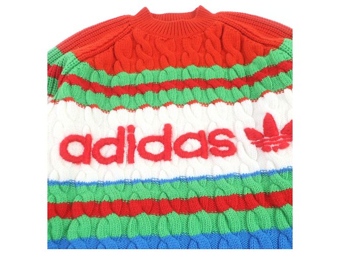 Maglione in lana mohair a trecce GUCCI XS Multicolore - vista 3