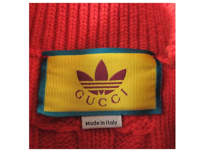 Maglione in lana mohair a trecce GUCCI XS Multicolore - vista 5