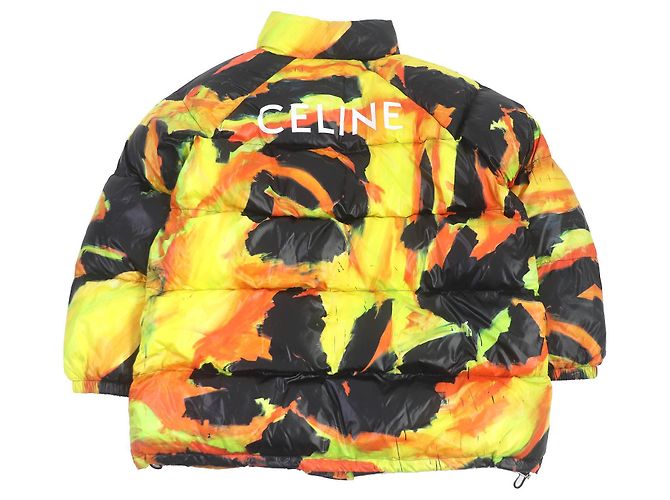 Céline Jaqueta acolchoada de nylon Celine laranja 50 - vista 2