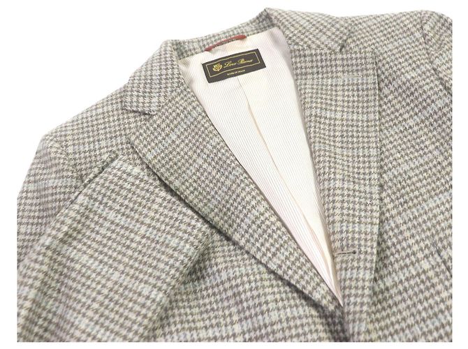 Giacca su misura in cashmere e pelo di capra Loro Piana - vista 2