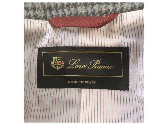 Giacca su misura in cashmere e pelo di capra Loro Piana - vista 8