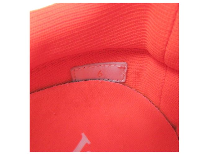Baskets de course Louis Vuitton VNR Logo Orange Néon - vue 9