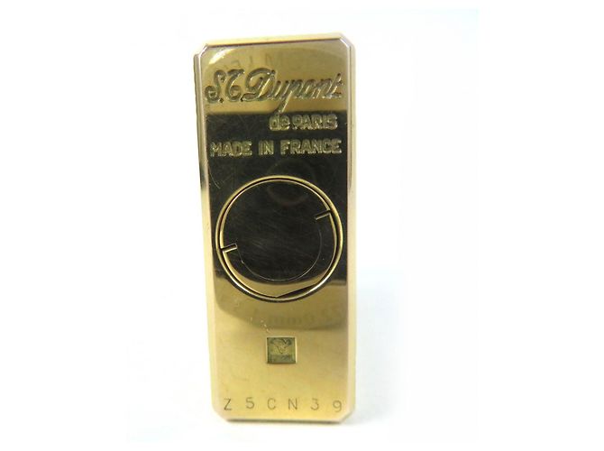 Autre Marque Dupont Line 1 Lacquer Roller Gas Lighter Black Gold - view 6