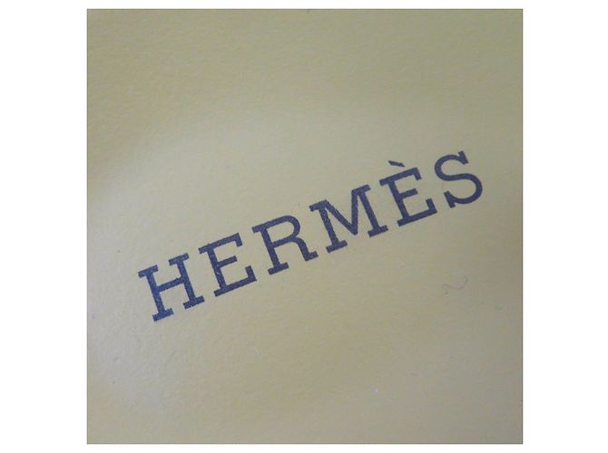 Hermès HERMES Sandali in Suede Chaine d'Ancre Giallo 38 - vista 9