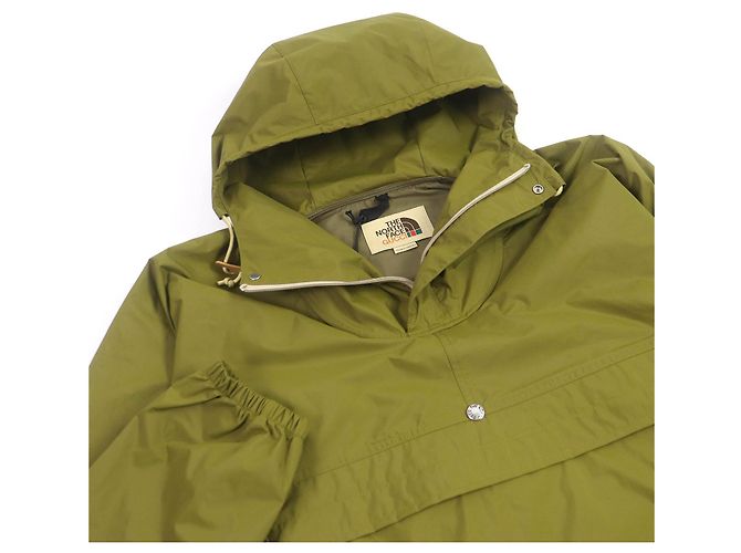Parka Anorak con Capucha de Nylon con Logo Gucci XS Caqui - vista 3