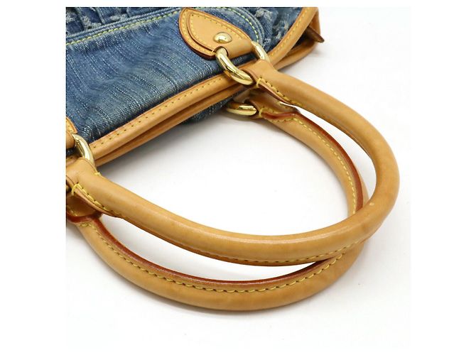 Borsa 2way Louis Vuitton Monogram Denim Blu - vista 4