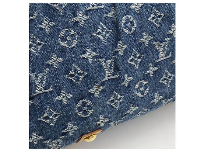 Borsa 2way Louis Vuitton Monogram Denim Blu - vista 9