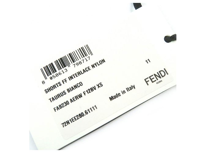 Fendi FF Logo Swim Shorts Yellow XS - view 10