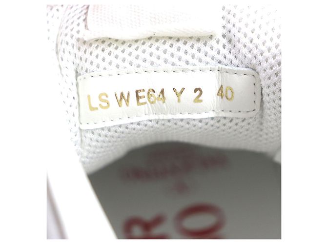 Sneakers in pelle Valentino alte bianche e rosse - vista 9