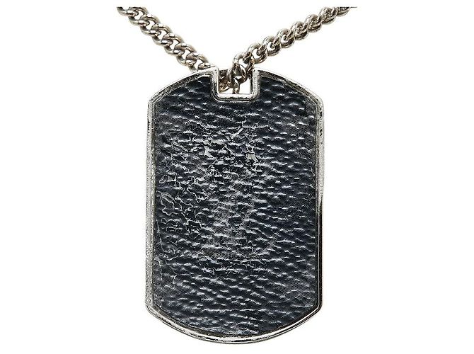 Louis Vuitton Collier Plaque Monogram Silber - Ansicht 6