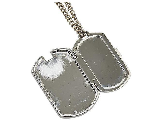 Louis Vuitton Collier Plaque Monogram Silber - Ansicht 7