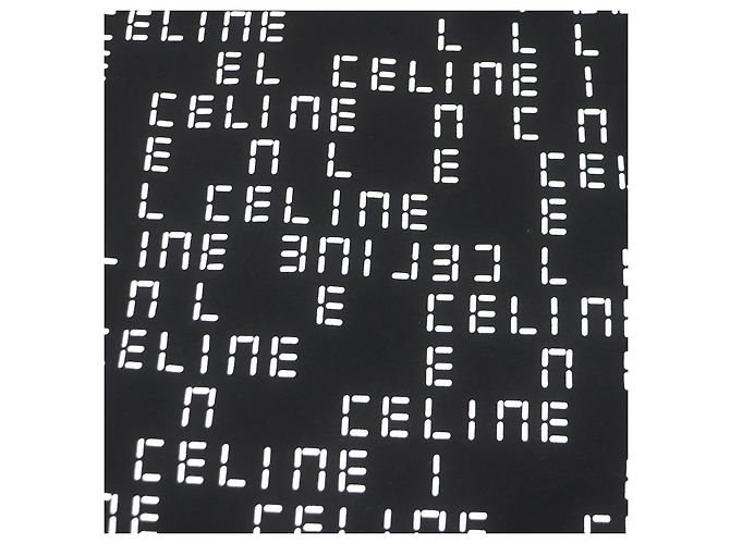 Céline Camiseta de cuello redondo con estampado de logo Celine en algodón - vista 4