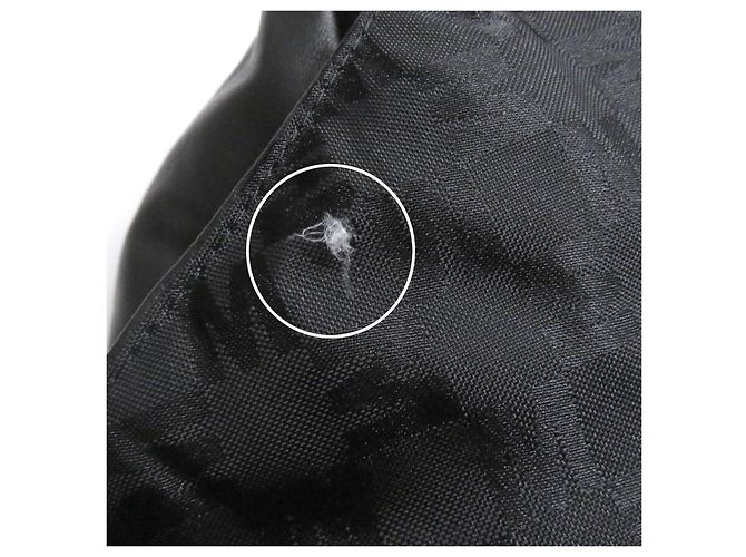 Moncler Lamb Leather Nylon Down Jacket Black - view 12
