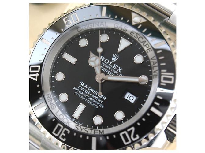 Rolex Edelstahl Sea-Dweller Deepsea Uhr 126660 Schwarz - Ansicht 10