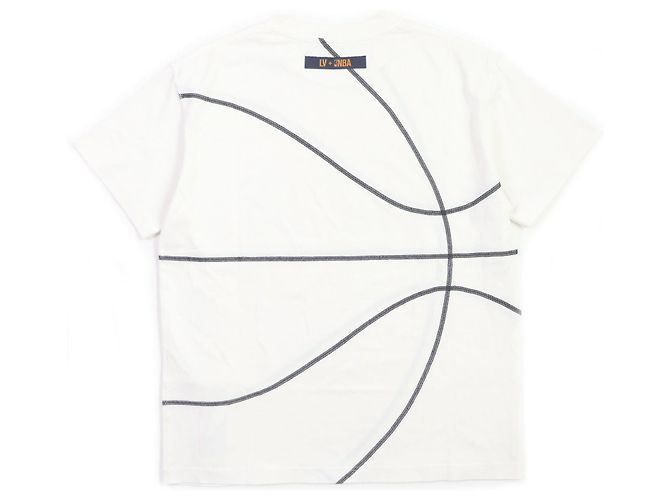 Camiseta de algodón bordada Louis Vuitton NBA blanca S Blanco - vista 3