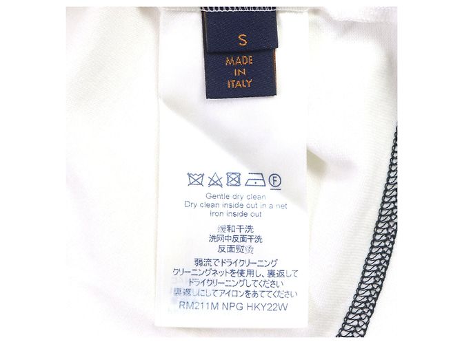 Camiseta de algodón bordada Louis Vuitton NBA blanca S Blanco - vista 7