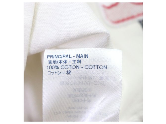 Camiseta de algodón bordada Louis Vuitton NBA blanca S Blanco - vista 8
