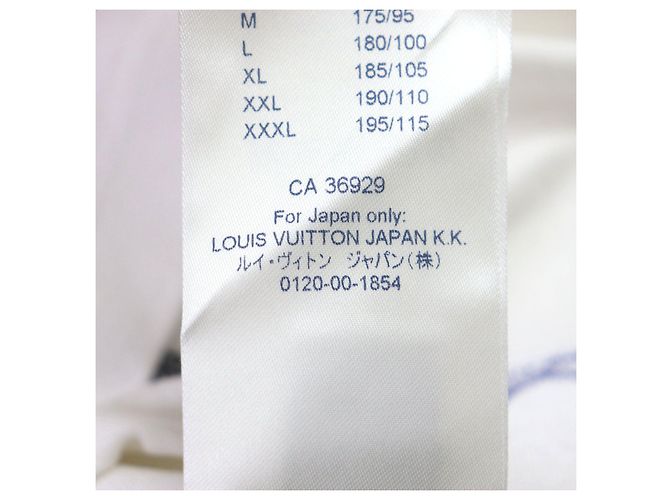 Camiseta de algodón bordada Louis Vuitton NBA blanca S Blanco - vista 9