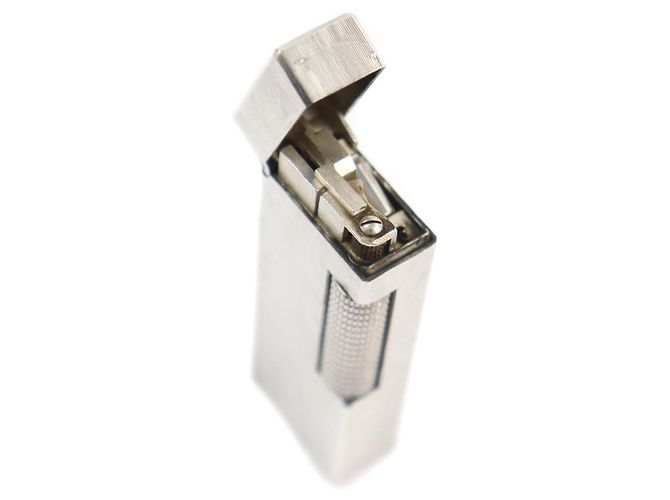 Autre Marque Dunhill Roller Gas Lighter Silver Swiss Made Silvery - view 3