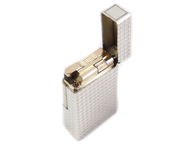 Autre Marque Dupont Line 1 Silver Gas Lighter Silvery - view 4