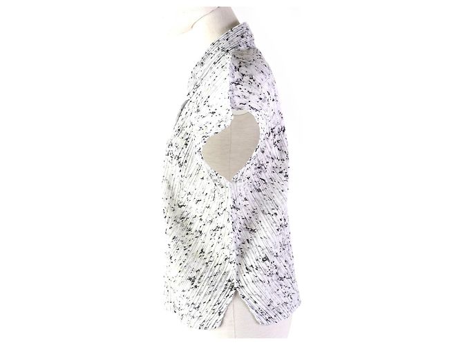Issey Miyake Polyester Kurzarmhemd - Ansicht 2