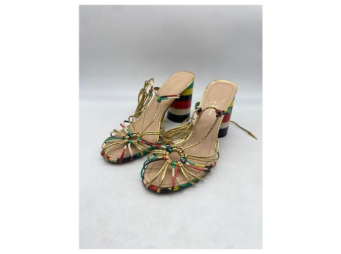 Sandali Dior T.EU 37 Pelli esotiche - vista 2