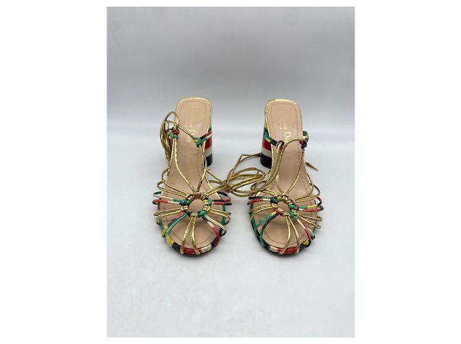 Sandali Dior T.EU 37 Pelli esotiche - vista 3