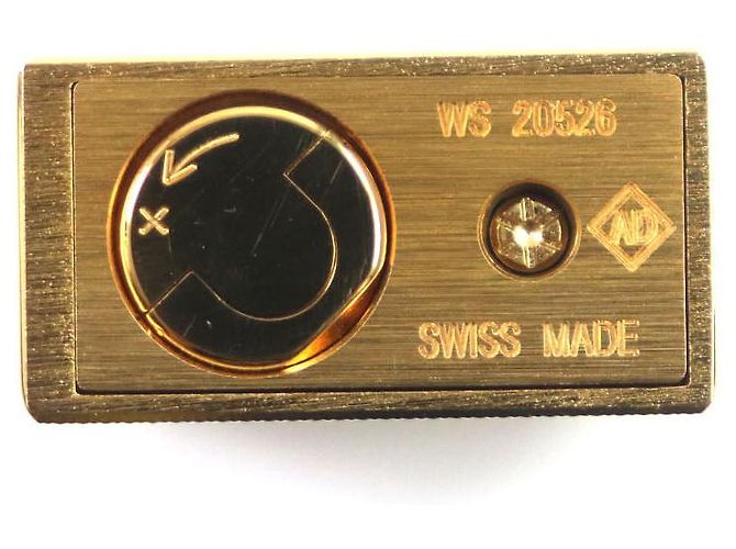 Autre Marque Dunhill Square Pattern Gas Lighter Gold Golden - view 7