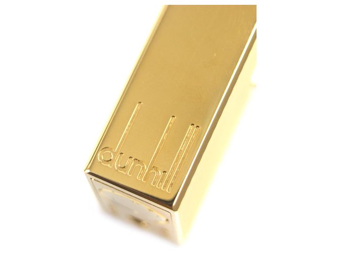 Autre Marque Dunhill Square Pattern Gas Lighter Gold Golden - view 8