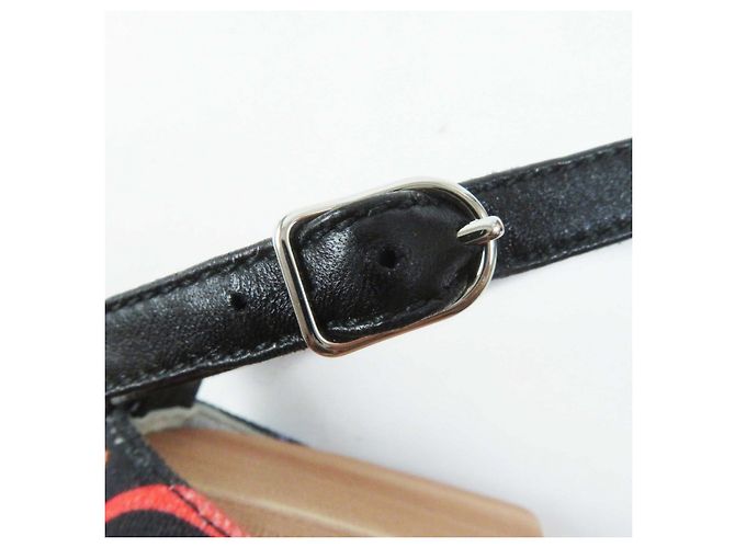Hermès HERMES Leather Ankle Strap Espadrilles 37 - view 7