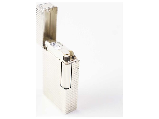 Autre Marque Dupont Line 1 Diamond Head Roller Lighter Silvery - view 3