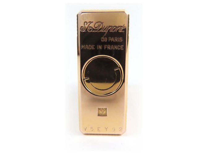 Autre Marque Dupont Line 1 Lacquer Roller Gas Lighter Black Gold - view 6
