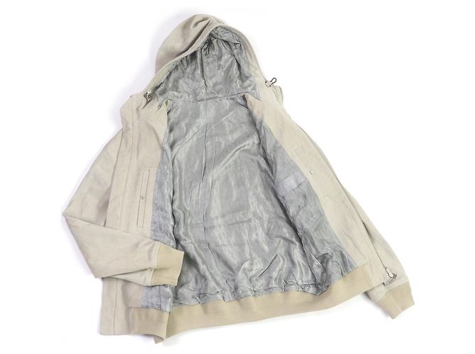 Jaqueta de couro Dior bege 48 Itália - vista 3