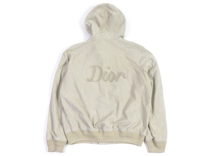 Jaqueta de couro Dior bege 48 Itália - vista 4