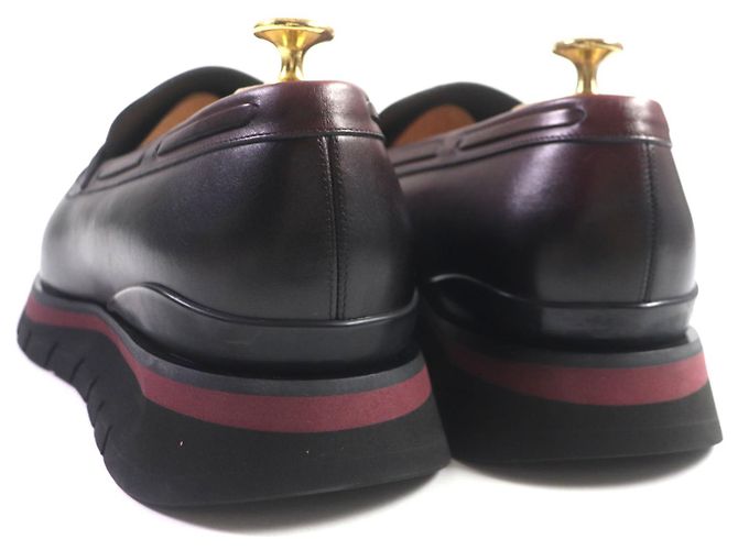 Mocassini in pelle con nappine Louis Vuitton neri 7 - vista 3