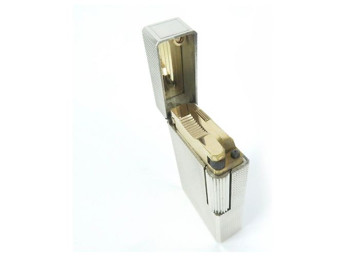 Autre Marque Dupont Line 1 Silver Gas Lighter Silvery - view 5