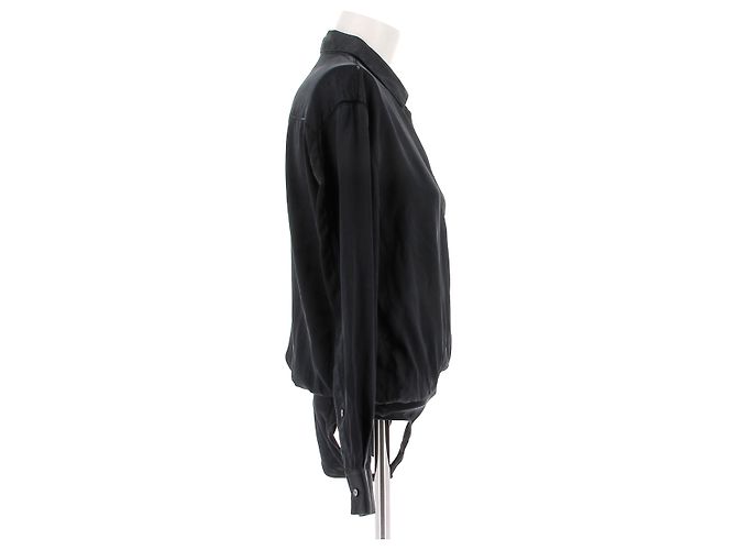 T By Alexander Wang T de Alexander Wang tops T.US 2 Seda Negro - vista 4