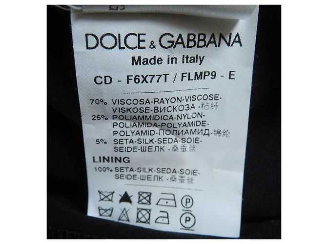 Dolce & Gabbana Rayon Nylon Silk Dress Black - view 8