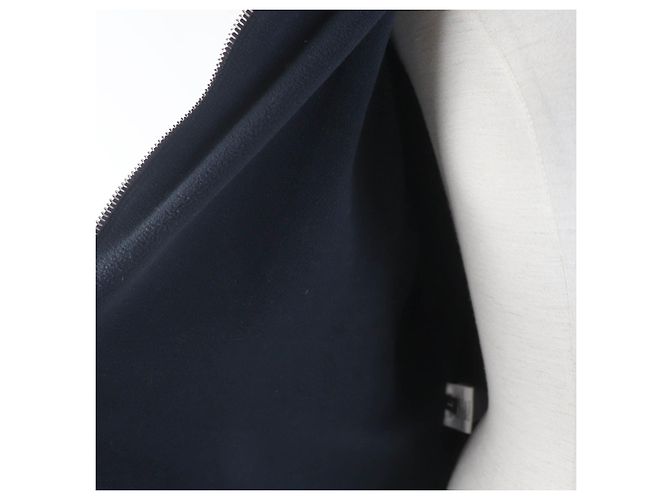 Hermès HERMES Nylon-Polyurethan Aufwärmjacke L Dunkelbraun - Ansicht 5